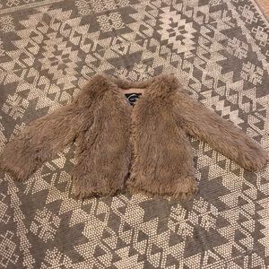 Shaggy crop jacket